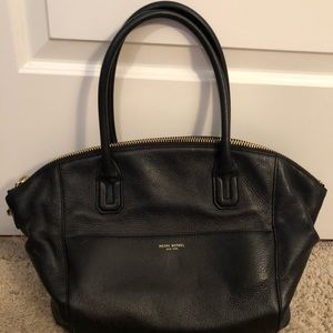 Henri Bendel black tote and wallet duo